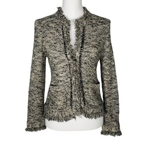 Anthropologie Angel of the North Fringe Cardigan M